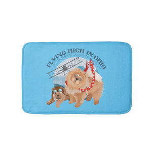 BATH MAT - BLUE WITH 2025 LOGO