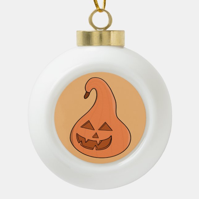 Bath Mat Ceramic Ball Christmas Ornament (Front)