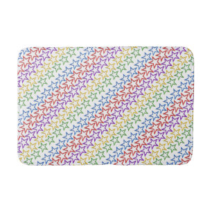 Bath Mat - Coloured Stars