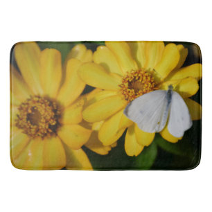 Bath Mat/Daisy and Butterfly Mat