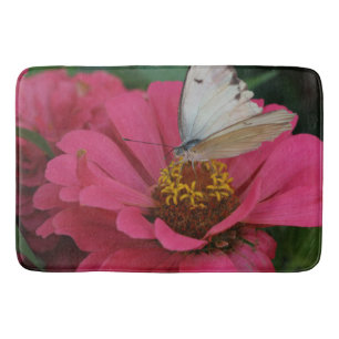Bath Mat/Flowers and Butterfly Mat