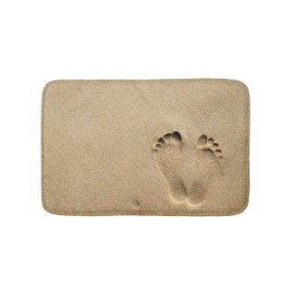 Bath Mat - Footprint in the sand