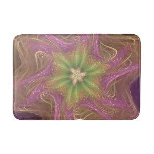 Bath Mat Fractal Light Purple Palette