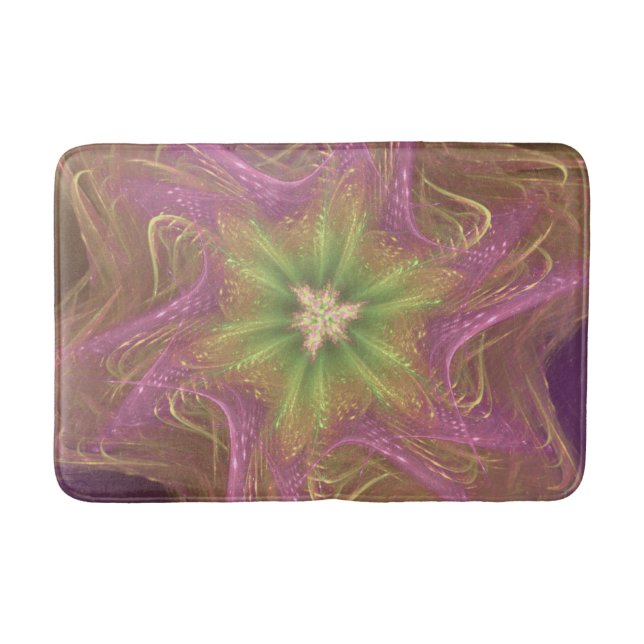Bath Mat Fractal Light Purple Palette (Front)