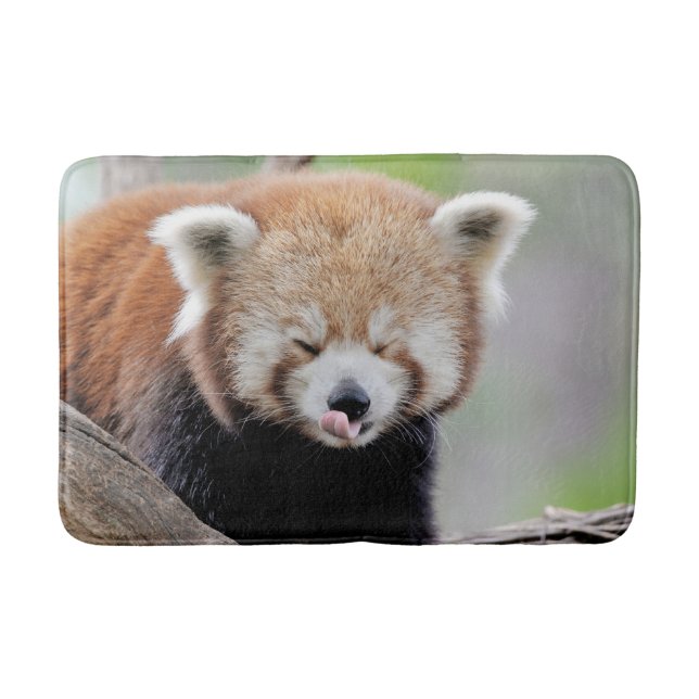 Bath Mat Photo red panda , animals 0129. (Front)