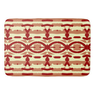 Bath Mat, Red colour modern classic design Bath B Mat