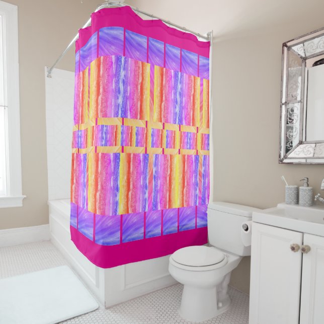 Bath Mat Shower Curtain (In Situ)