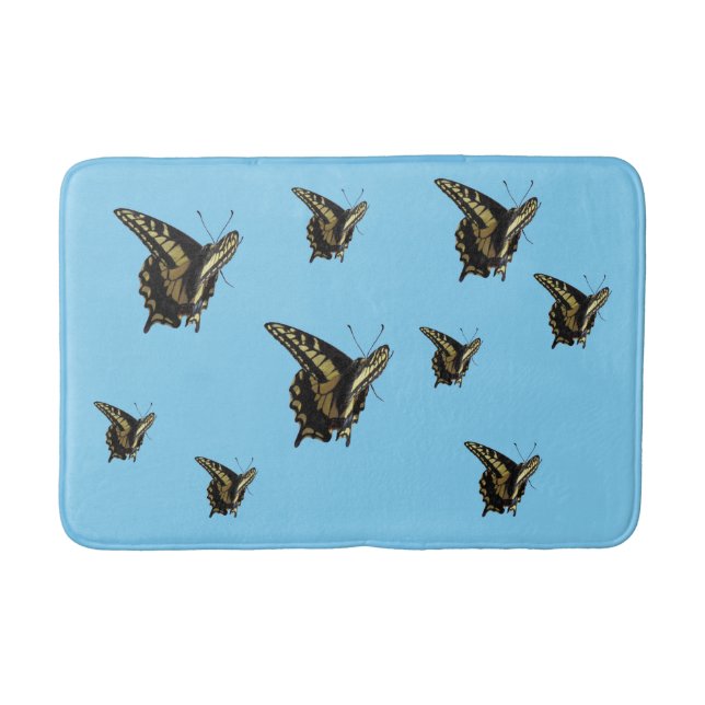 Bath Mat - Swallowtail Butterflies (Front)