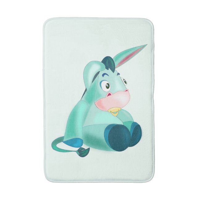 Bath Mat with Baby Donkey (Front Vertical)