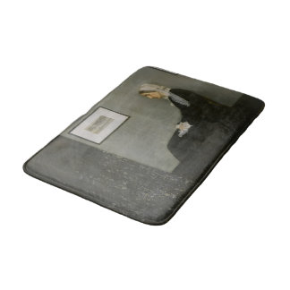 Bath Mat with Whistler's Mother Print