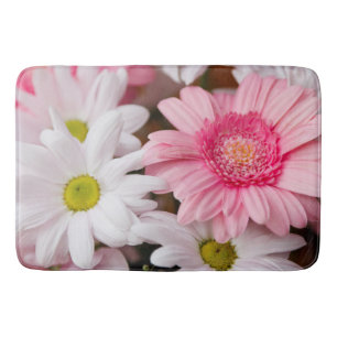 Bath Mats - Daisy Gerbera Flowers
