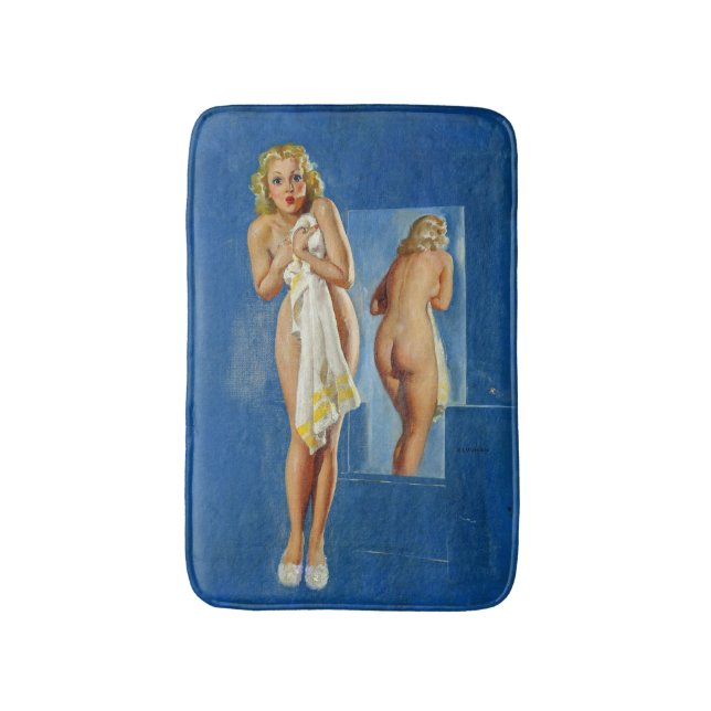 Bath Pin Up Bath Mat (Front Vertical)