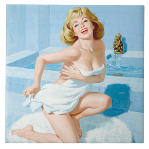 Bath Pin Up Ceramic Tile