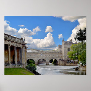 Bath, Pulteney Bridge. Poster