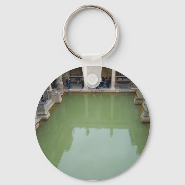 bath roman baths key ring (Front)