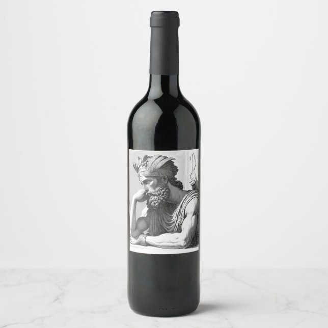 bath sign wine label (Front)