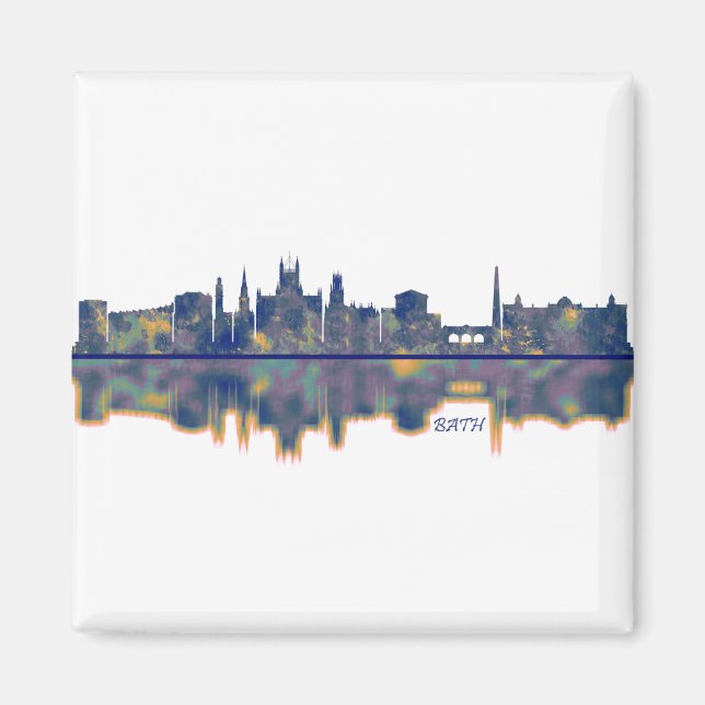Bath Skyline Magnet (Front)