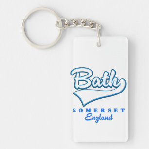 Bath Somerset travel logo Key Ring