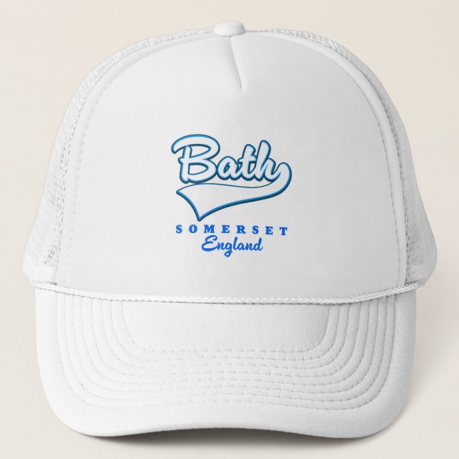 Bath Somerset travel logo Trucker Hat (Front)