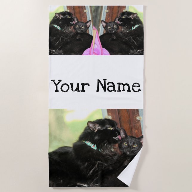 Bath time beach towel (Front)