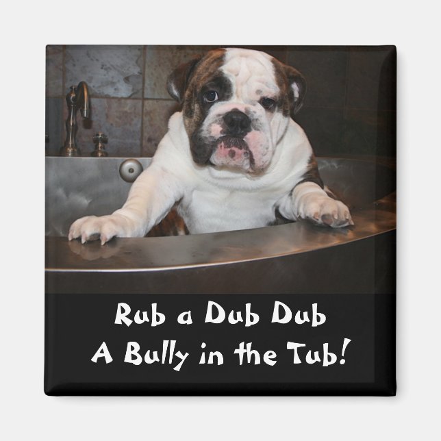 Bath Time mug Magnet (Front)