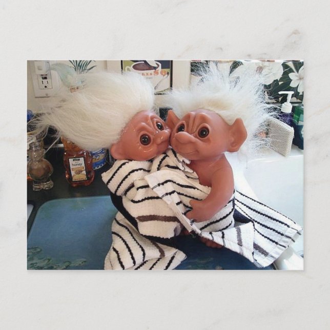 Bath Time Postcard (Front)