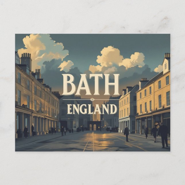 Bath – Timeless Elegance & Roman Heritage Postcard (Front)