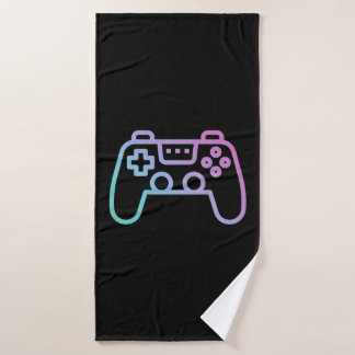 Bath towel, gaming, controller, for gamers bath towel