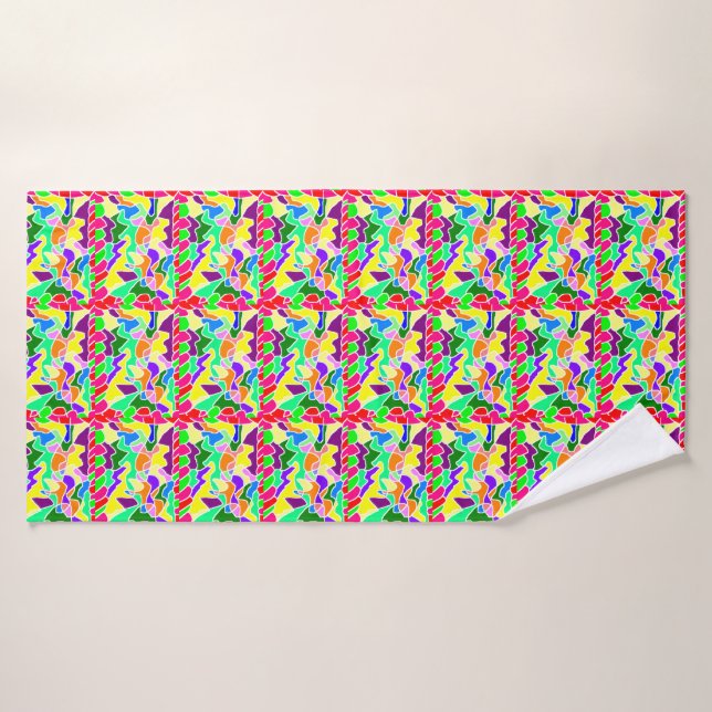 Bath Towel in bright bold colours lighter shades (Bath Towel)