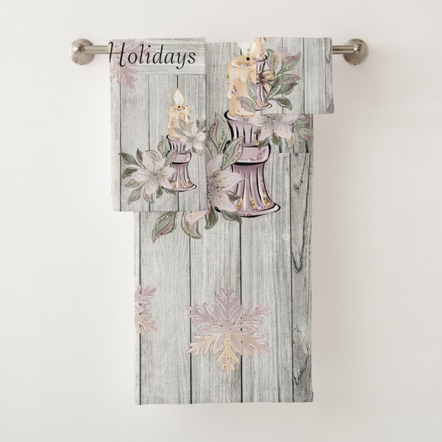 Bath Towel Set Winter Wonderland (Insitu)