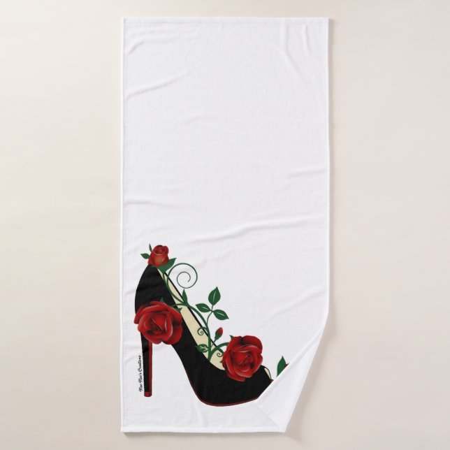 Bath Towel - Stiletto Rose (Bath Towel)