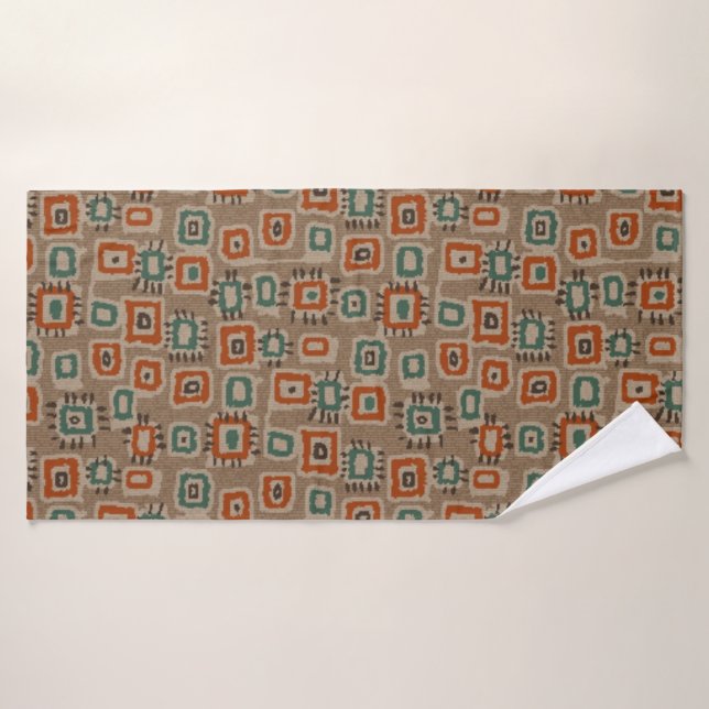 Bath Towel with Faux Old Cloth Patches (Bath Towel)