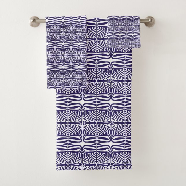 Bath Towels Purple Ornament (Insitu)