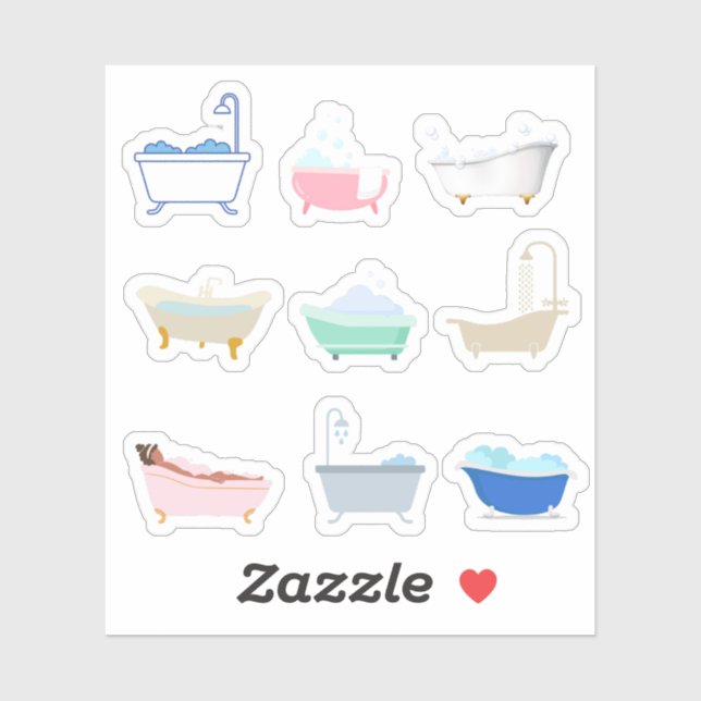 Bath Tub Stickers (Sheet)