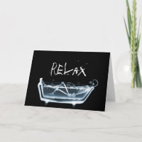 BATH TUB X-RAY VISION SKELETON - BLUE