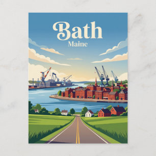 Bath USA Postcard