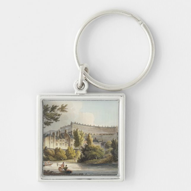 Bath Wick Ferry, from 'Bath Illustrated by a Serie Key Ring (Front)