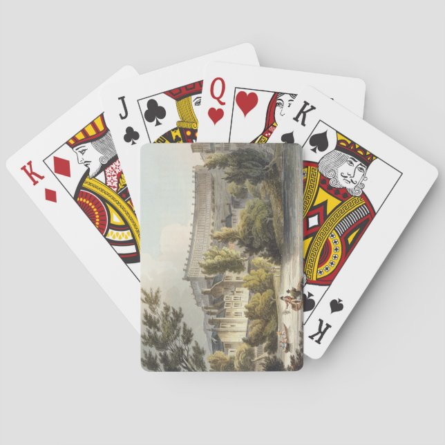Bath Wick Ferry, from 'Bath Illustrated by a Serie Playing Cards (Back)