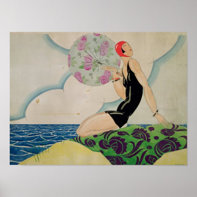 Bather, c.1925 poster (Front)
