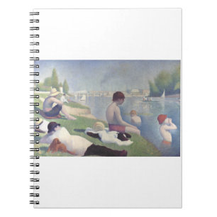 Bathers at Asnières by Georges Pierre Seurat Notebook