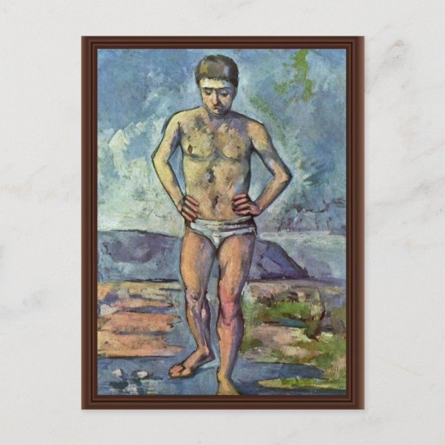 Bathers By Paul Cézanne (Best Quality) Postcard (Front)