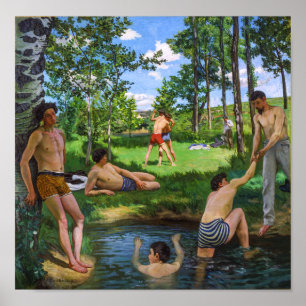 Bathers   Frédéric Bazille   Poster