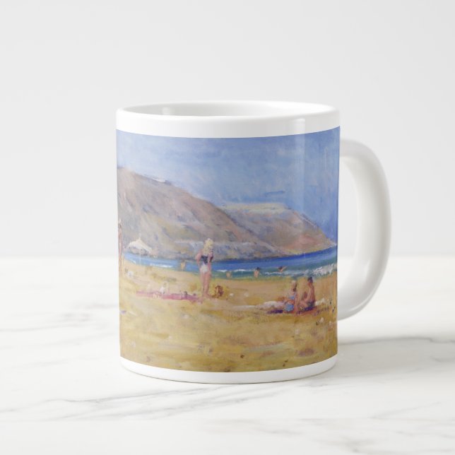 Bathers Gozo Large Coffee Mug (Front Right)