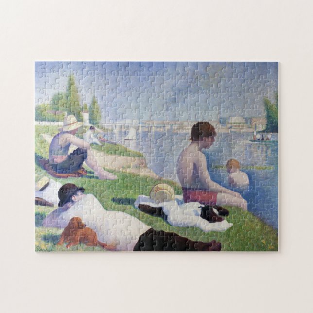 Bathers in Asnieres, Seurat Jigsaw Puzzle (Horizontal)