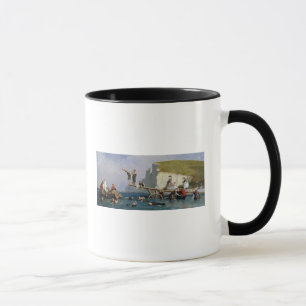 Bathing at Etretat Mug