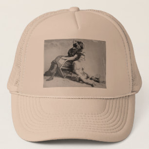 Bathing Beauties - turn of the century beach dress Trucker Hat