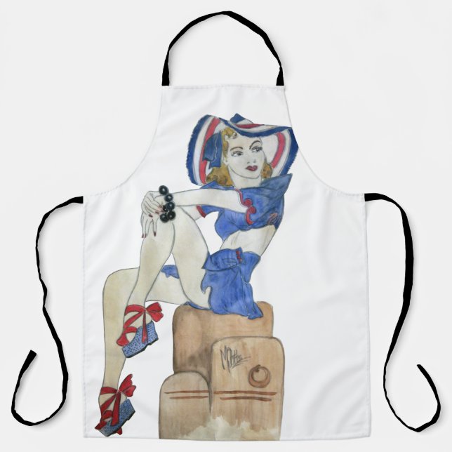 bathing beauty apron (Front)