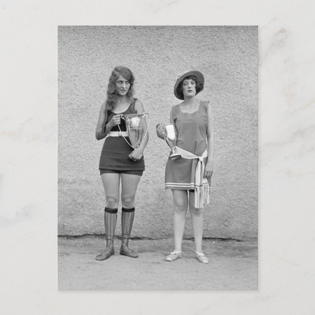 Bathing Beauty Contest, 1922 Postcard (Front)