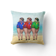 Bathing Beauty Pillows