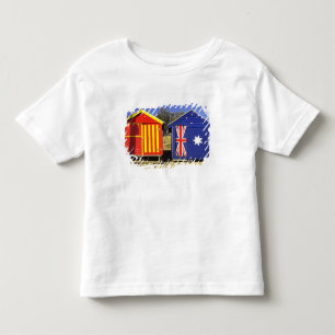 Bathing Boxes, Middle Brighton Beach, Port 2 Toddler T-Shirt
